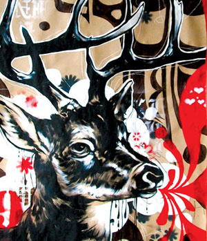 “Deer” Scroll