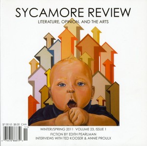 Sycamore Review quarterly, cover & spot features