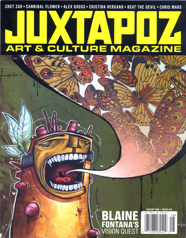 Juxtapoz Magazine Cover And Feature 
